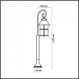 Уличный светильник Odeon Light Lumi  - 2